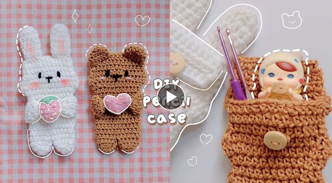 Crochet Pencil Case Tutorial - Crochet - Always Hobby